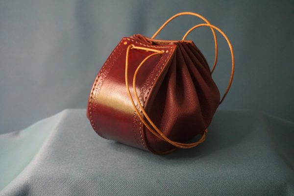 Bourse en cuir - Marron